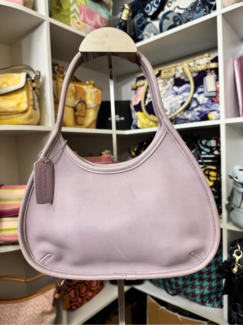 Coach Vintage Purple Mini Ergo 9027